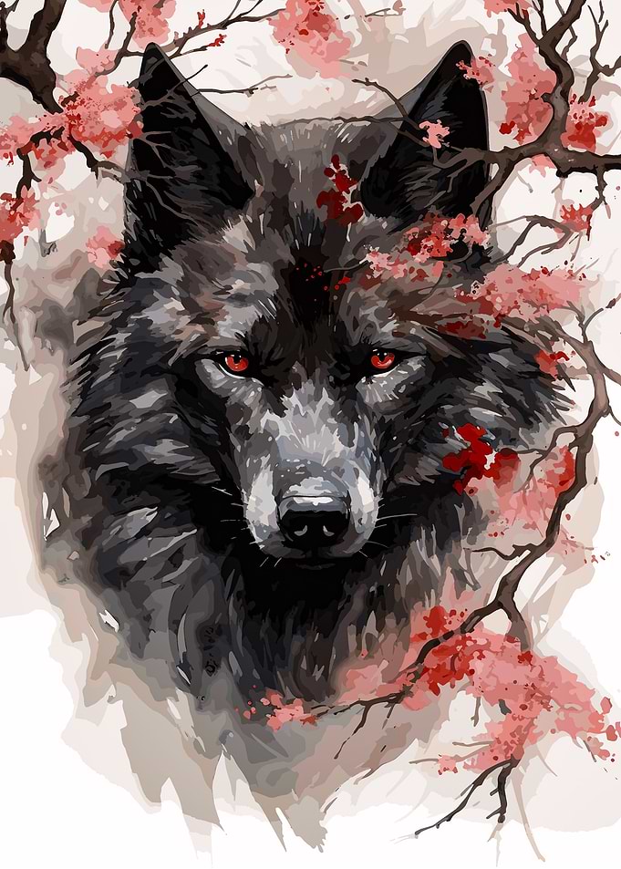 wolf cherry blossom