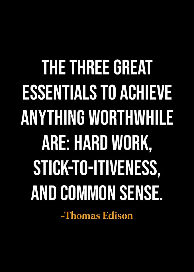 Thomas Edison quotes