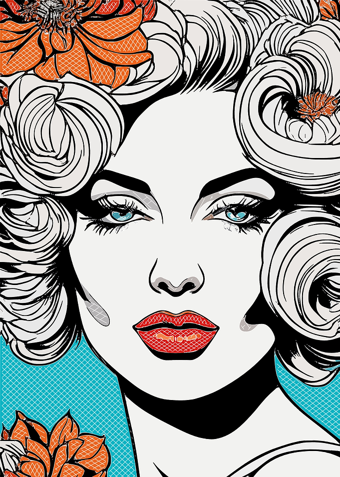 Woman Portrait Pop Art 2