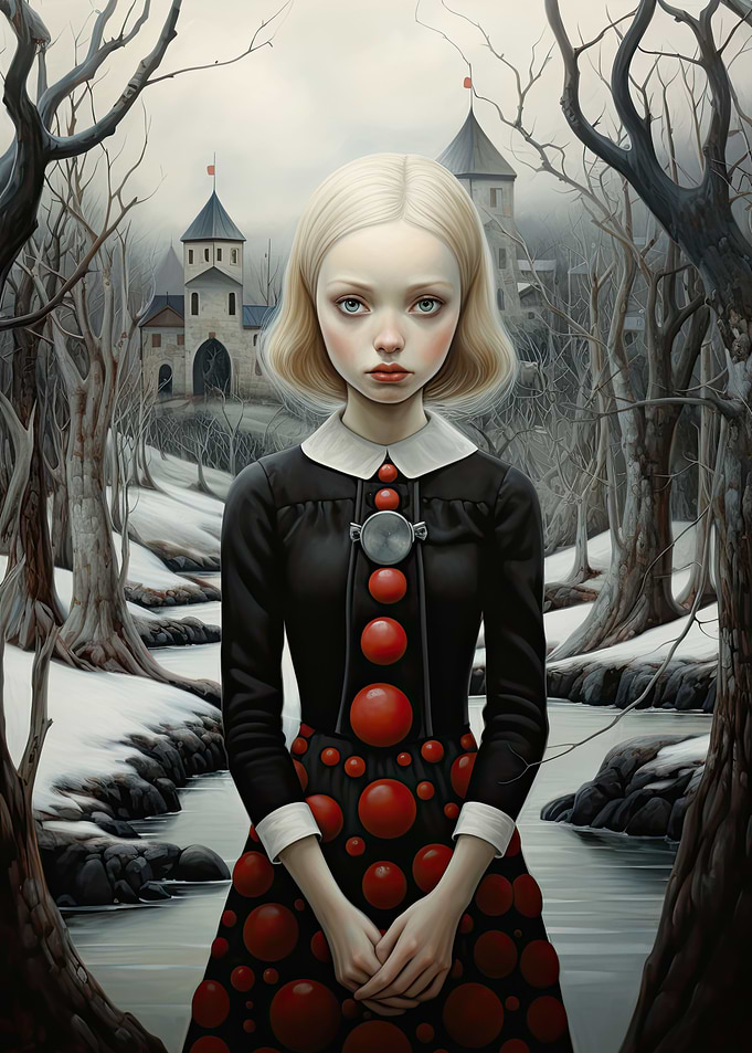 Girl in a winter realm