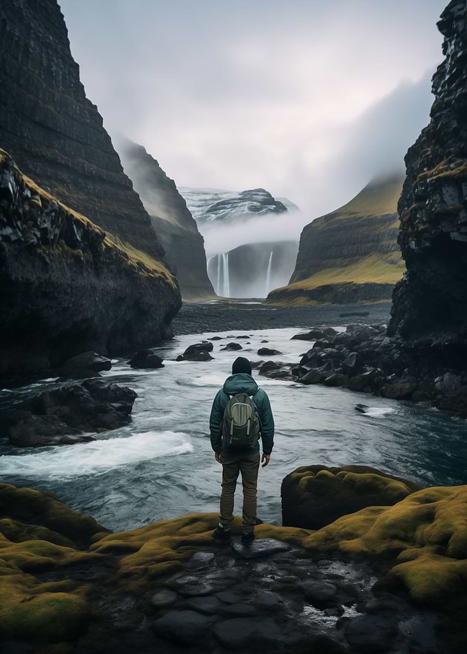 Vast River Landscape