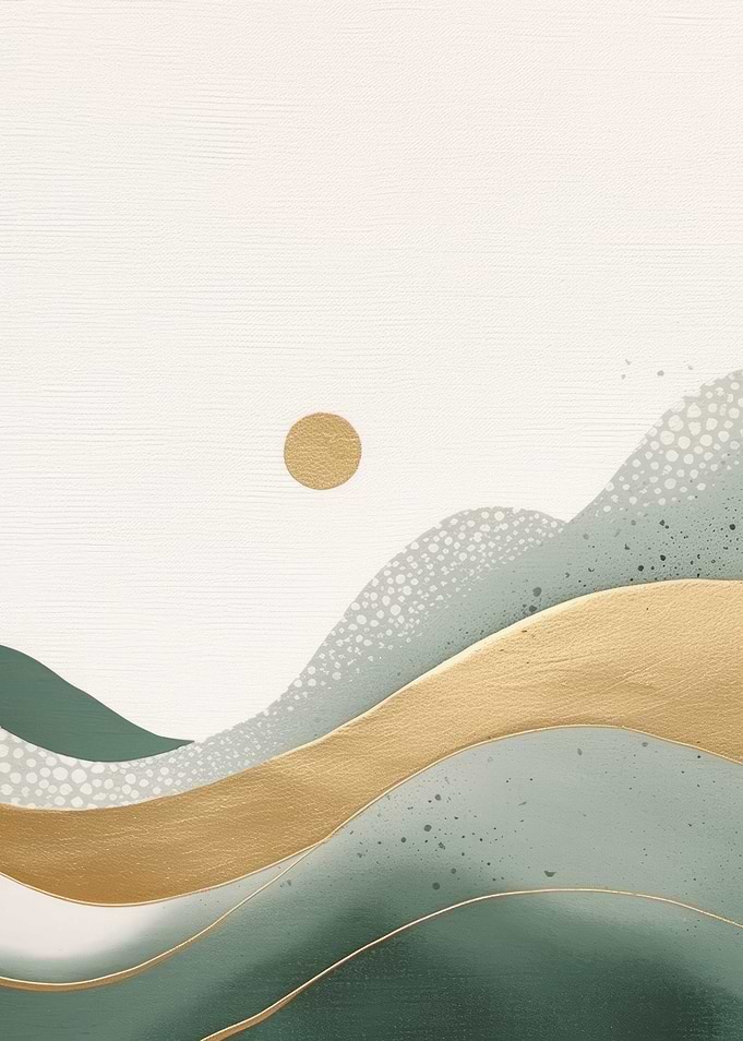 Abstract Gold Decor