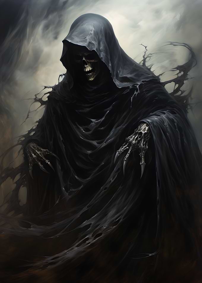 Grim Reaper Dark Deko