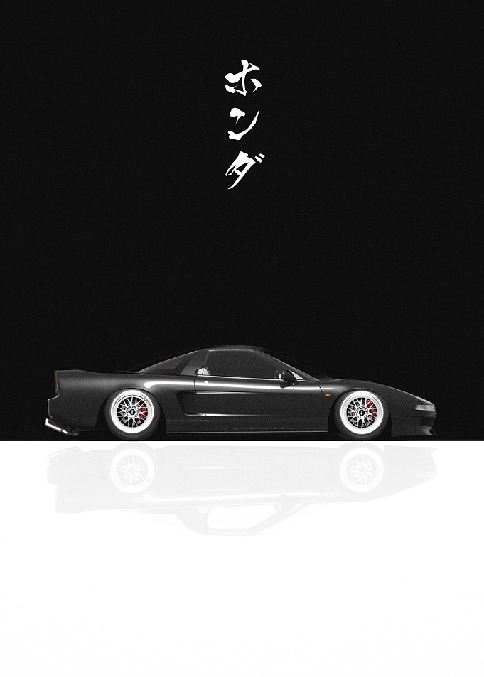 Black Honda NSX NA1