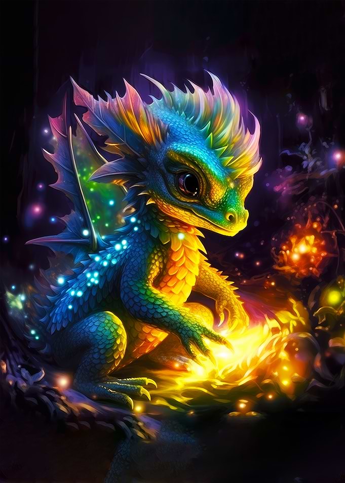 Cute Baby Dragon
