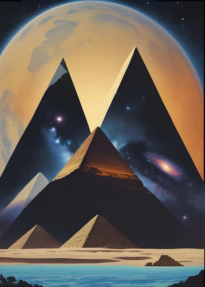 pyramids of the univers