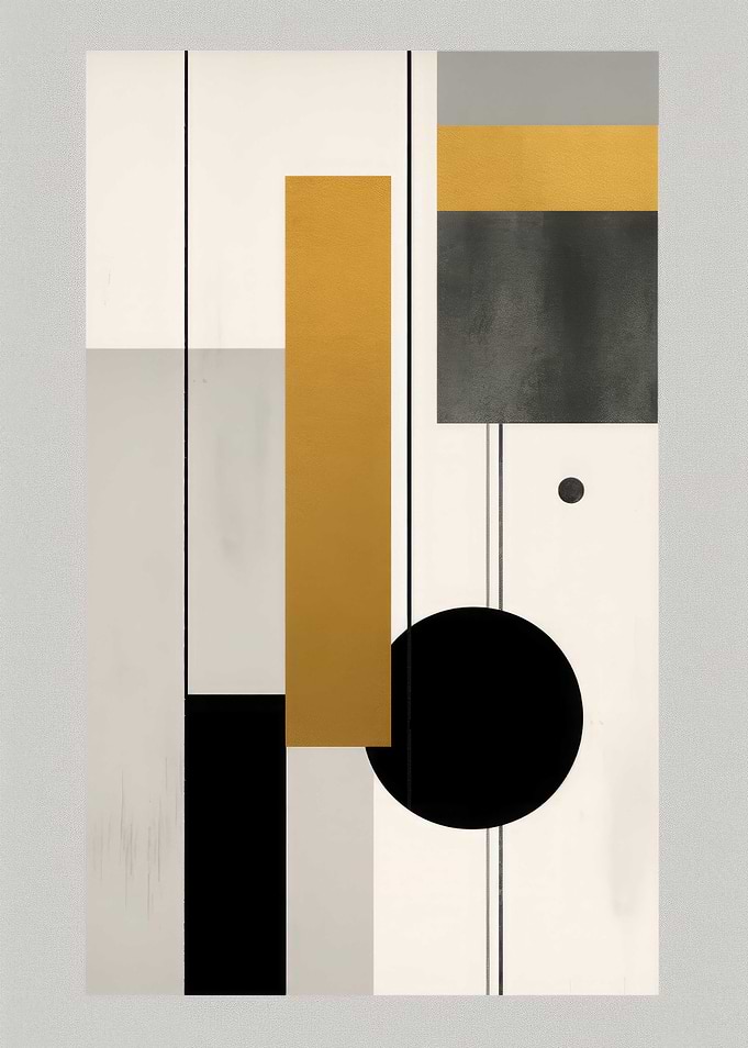 Bauhaus Gold Decor