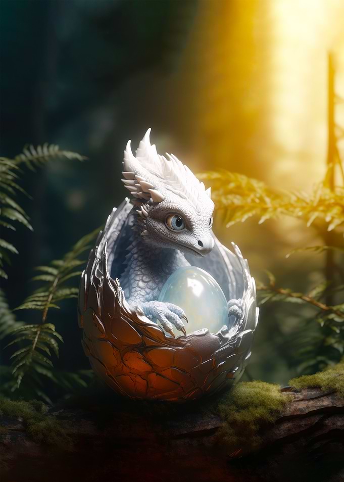 Cute Baby Dragon