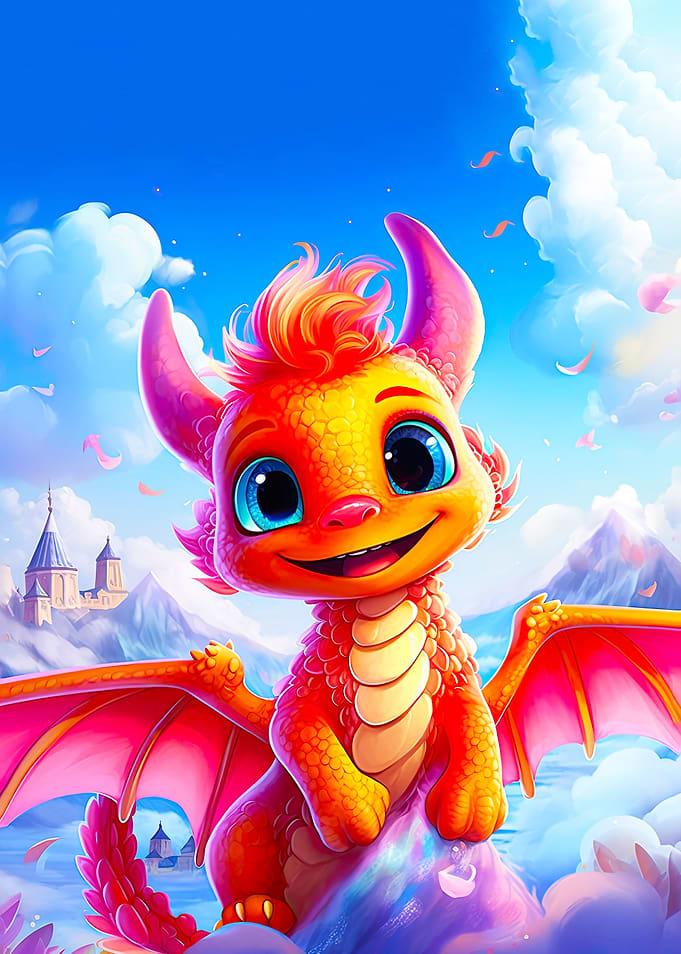 Cute Baby Dragon