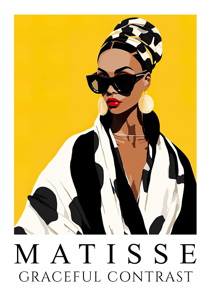 Graceful Contrast Matisse