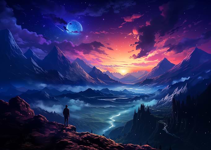 magical clouds in sky