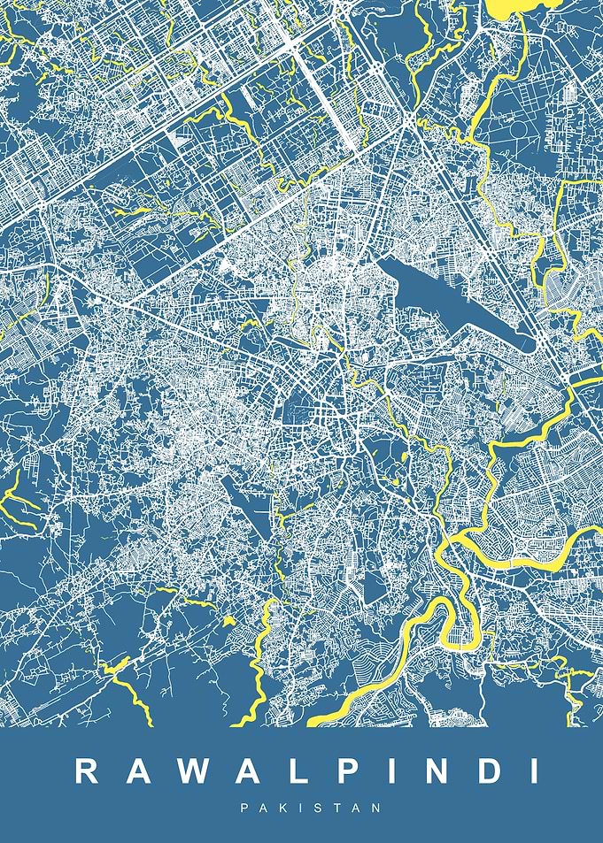 MAP RAWALPINDI PAKISTAN