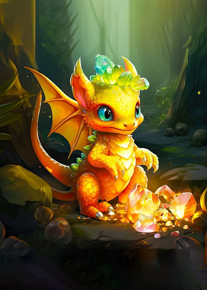 Cute Baby Dragon