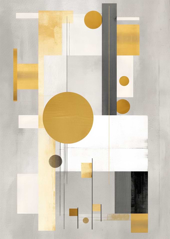 Bauhaus Gold Decor