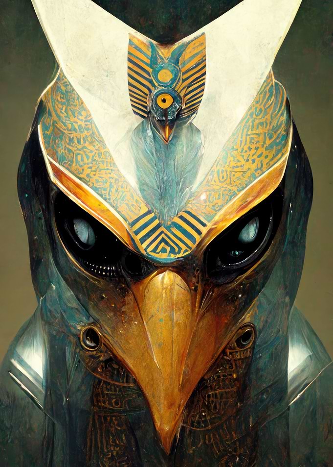 Abstract hawk