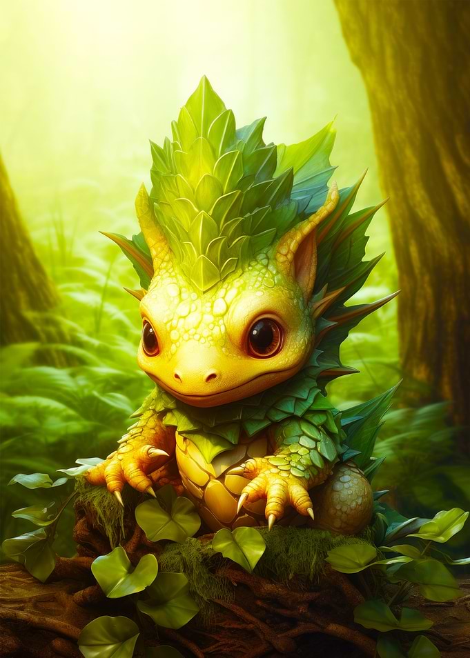 Cute Baby Dragon