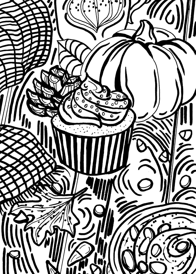 Halloween Pumpkin Cupcake