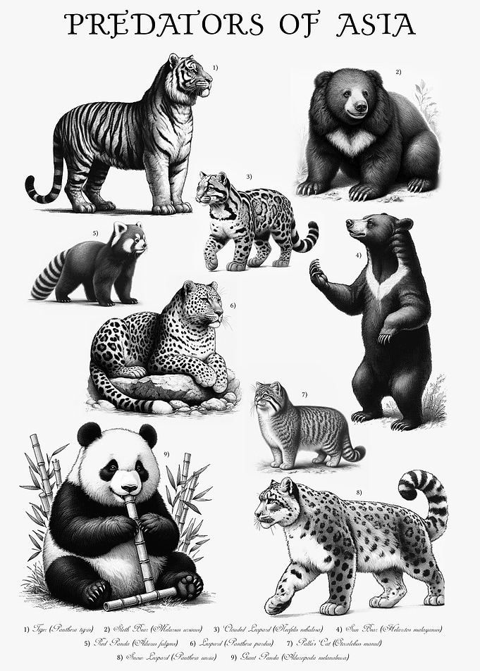 Predators of Asia