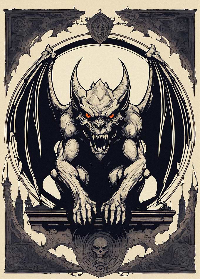 evil gargoyle