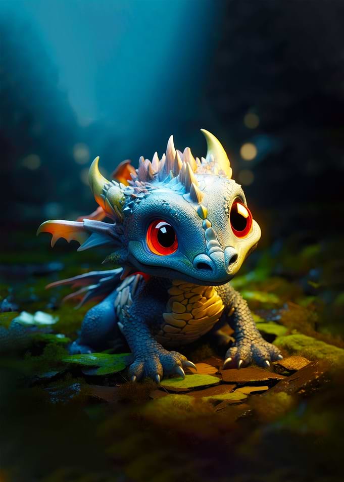 Cute Baby Dragon