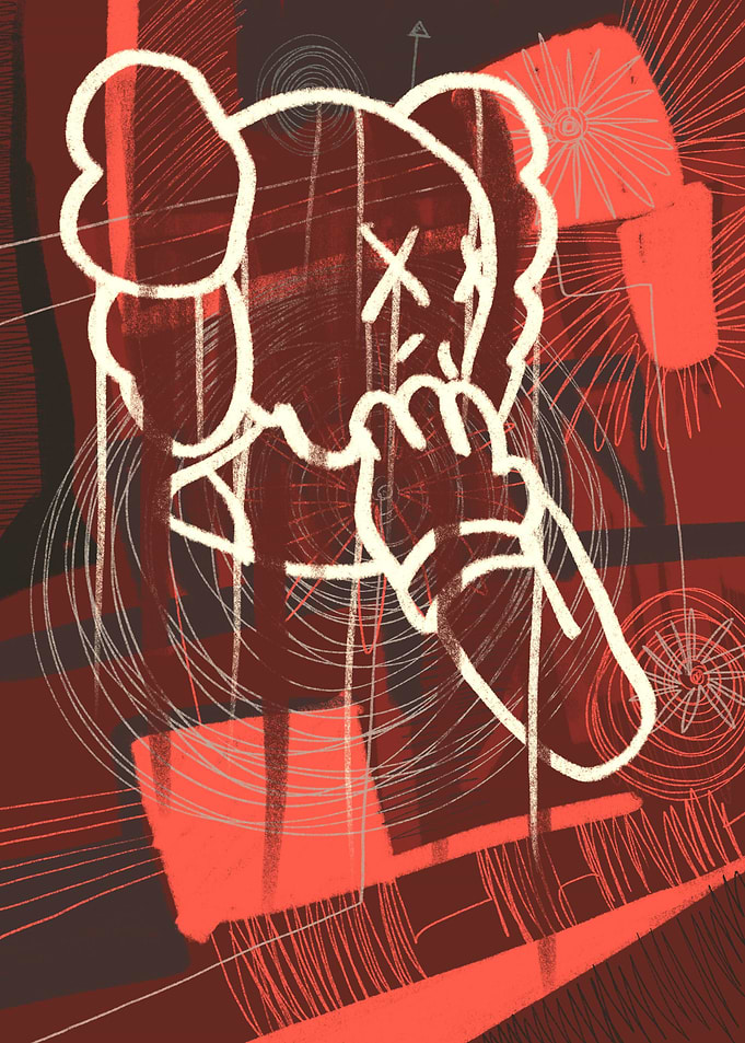 unique abstract painting