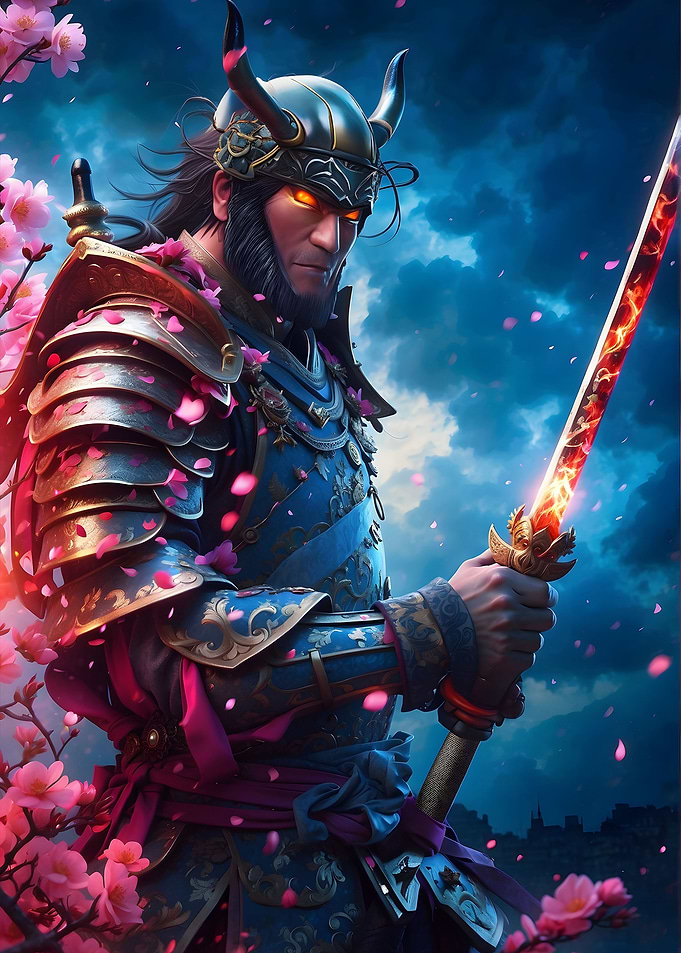 Japan Samurai Evil