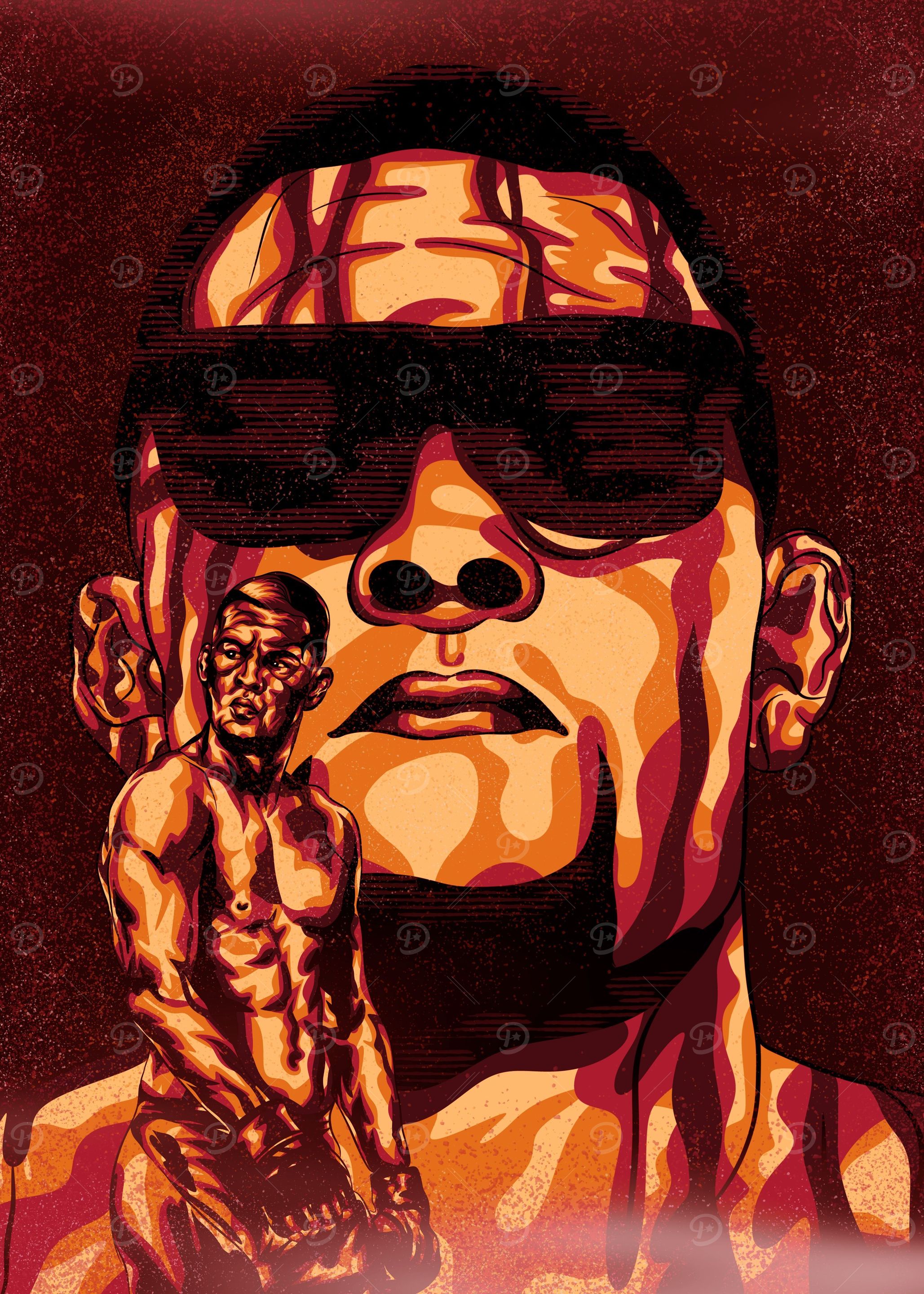 Nate Diaz Pop Art