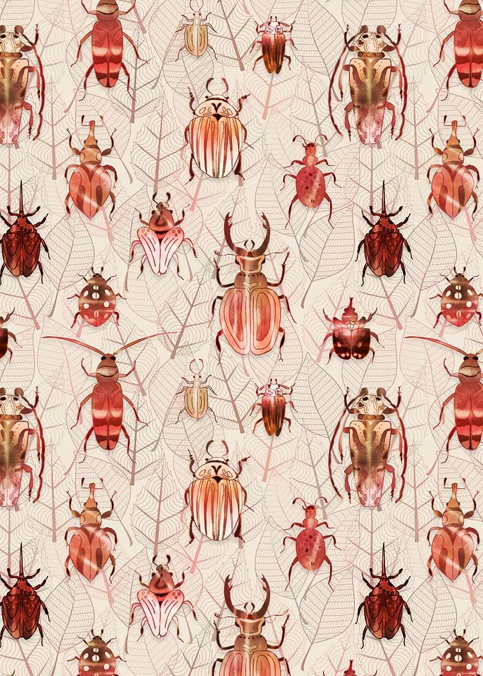 Peach Beetles and Scarabs