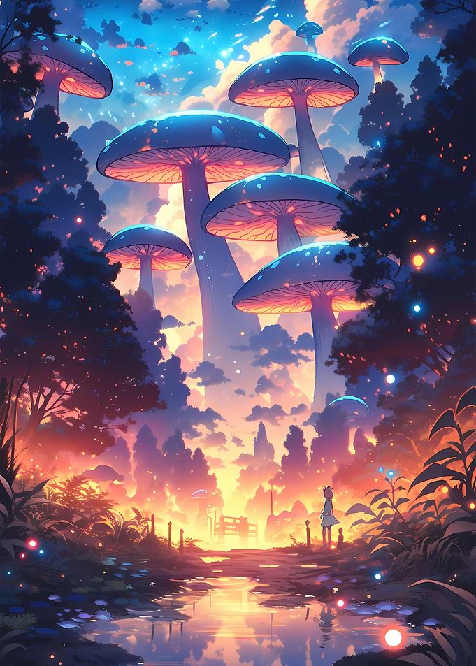 Fantasy Mushroom World