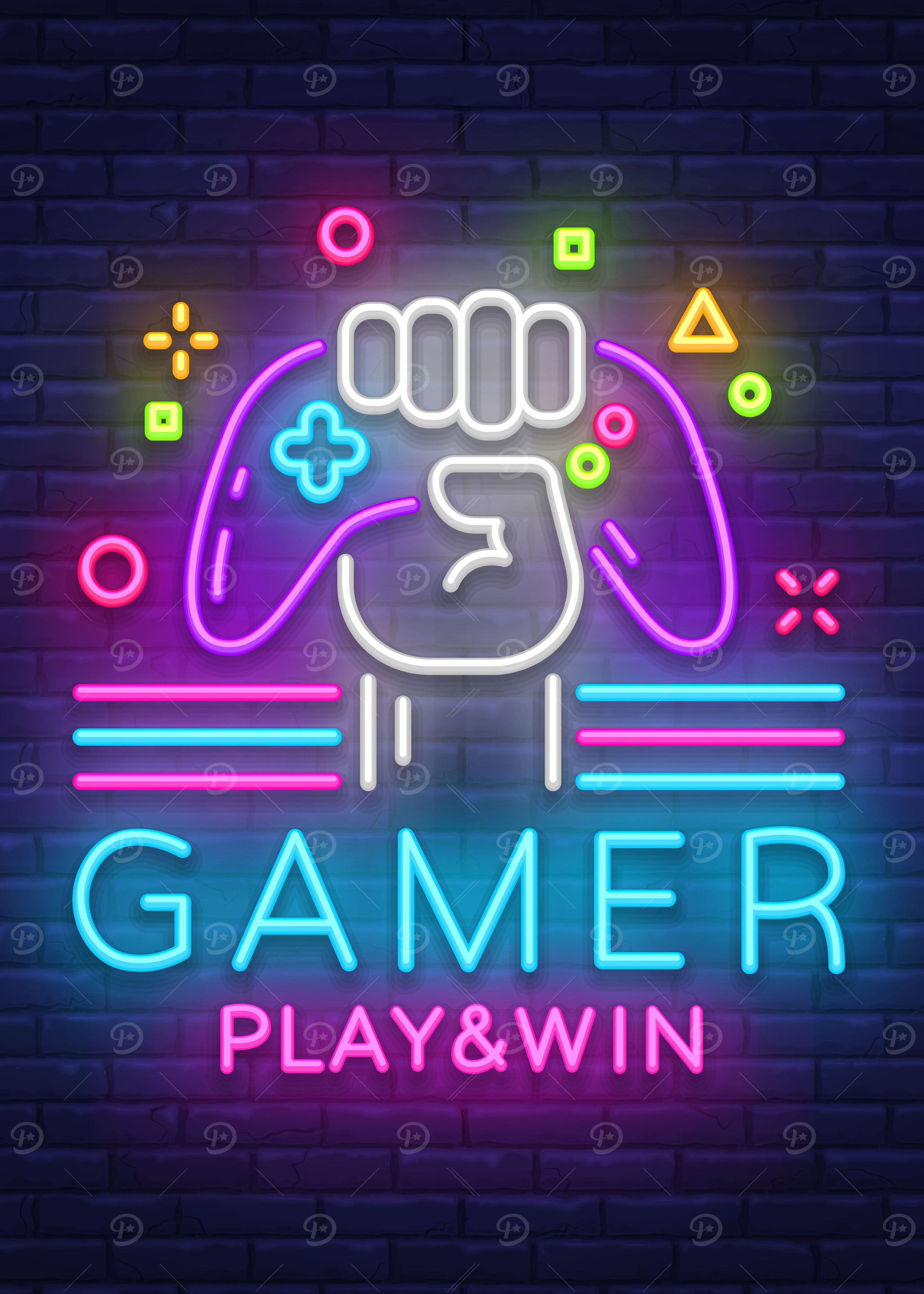 Gaming Gamer Play and Win
