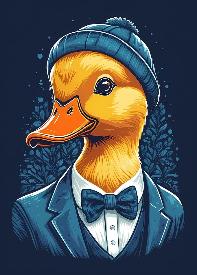 Hipster Duck