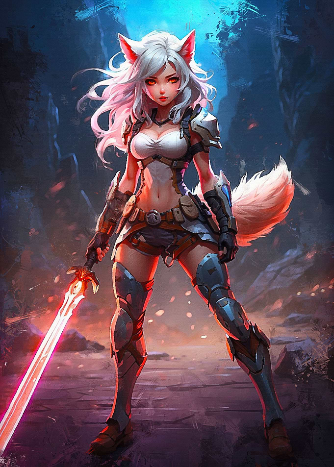 Cat Woman Warrior