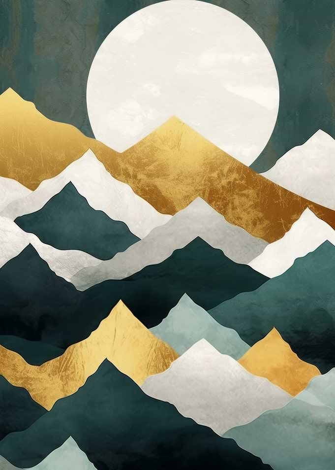Lnadscape Gold Decor