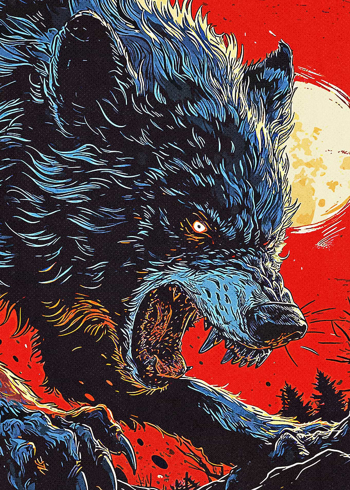 Horror Wolf Vintage