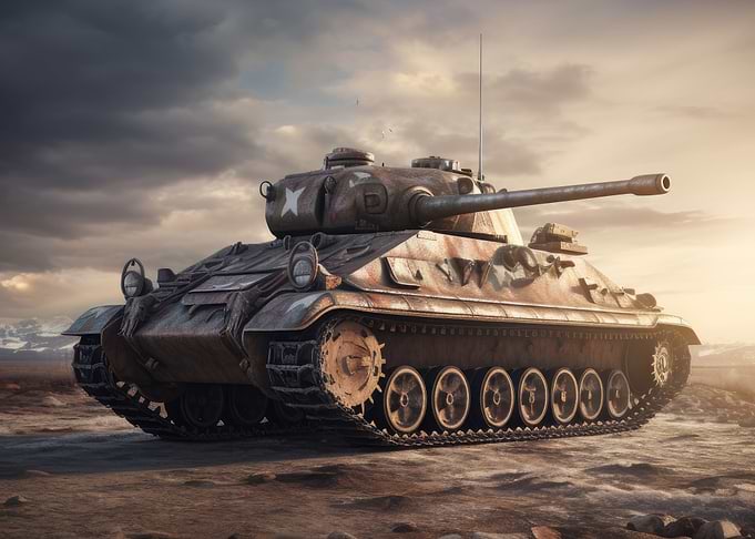 World War Battle Tank