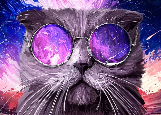 Cyberpunk Cat