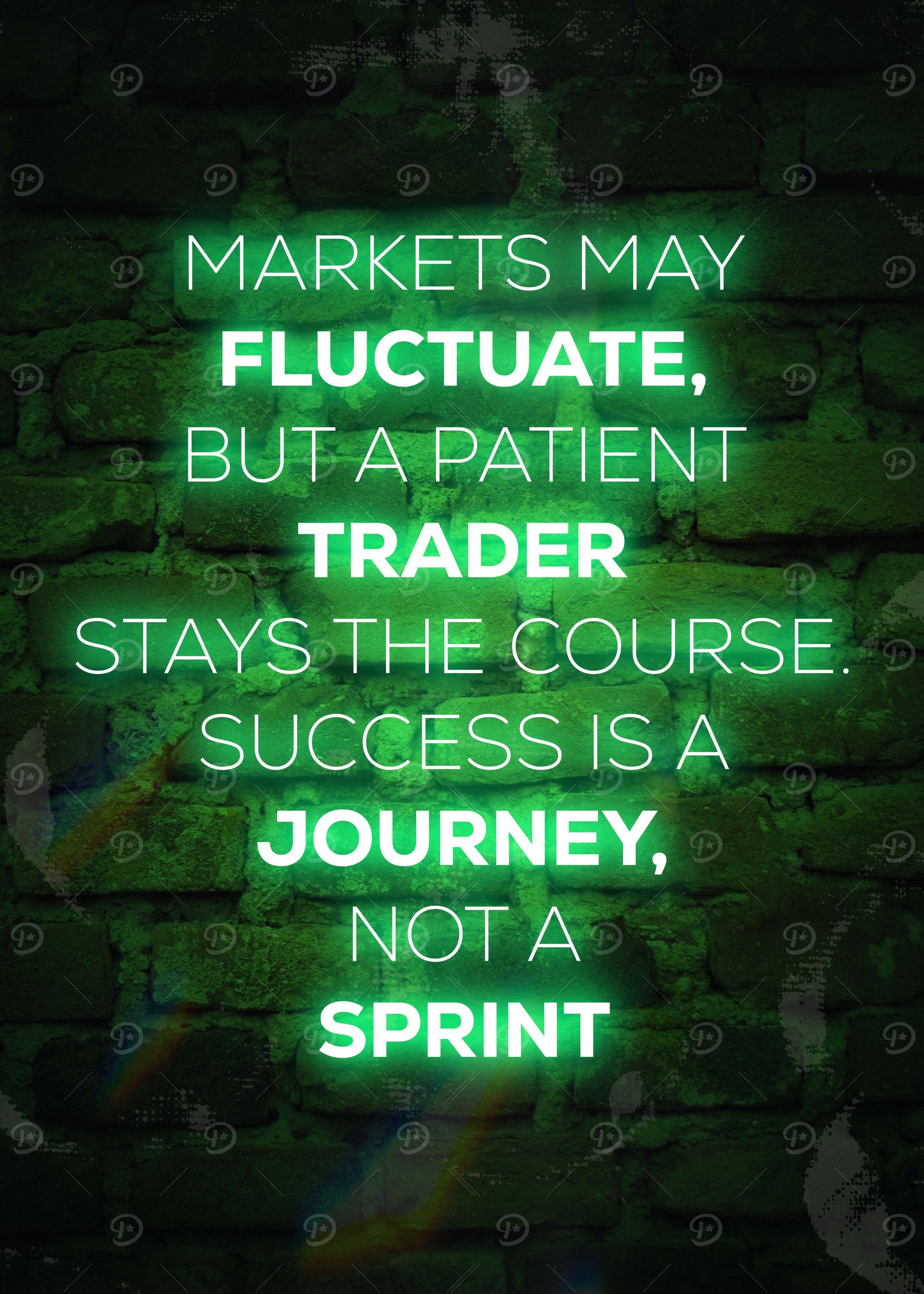 Markets May Fluctuate
