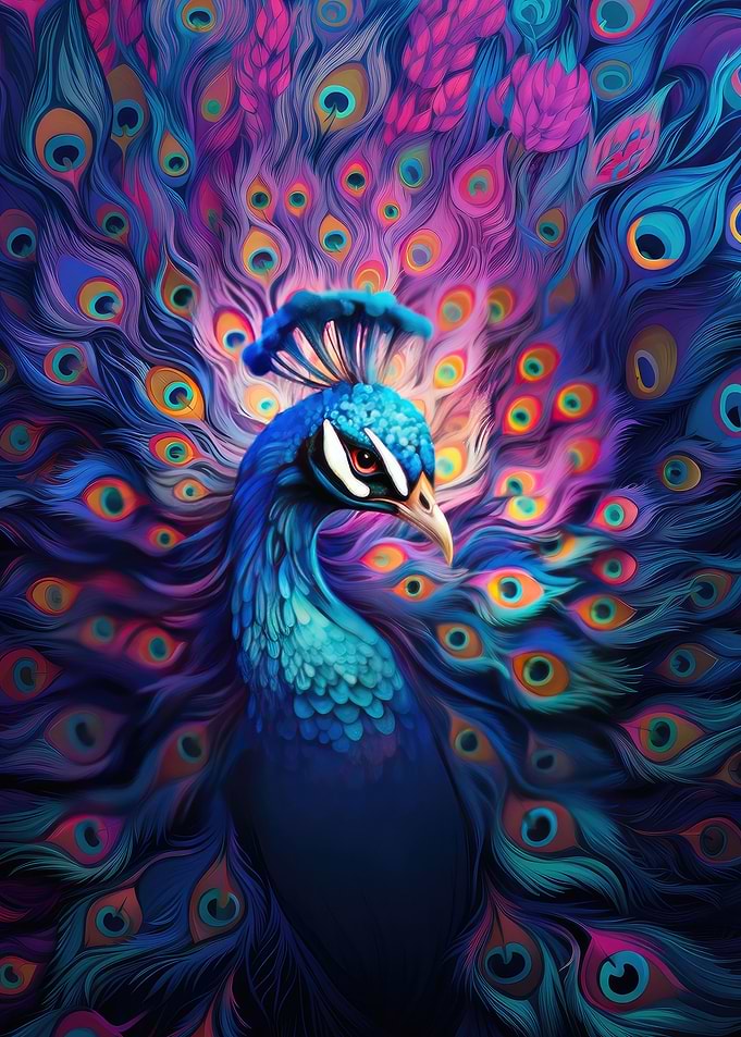 Cosmic Peacock