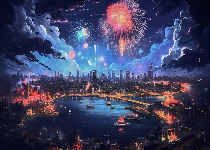 Beautiful Fireworks