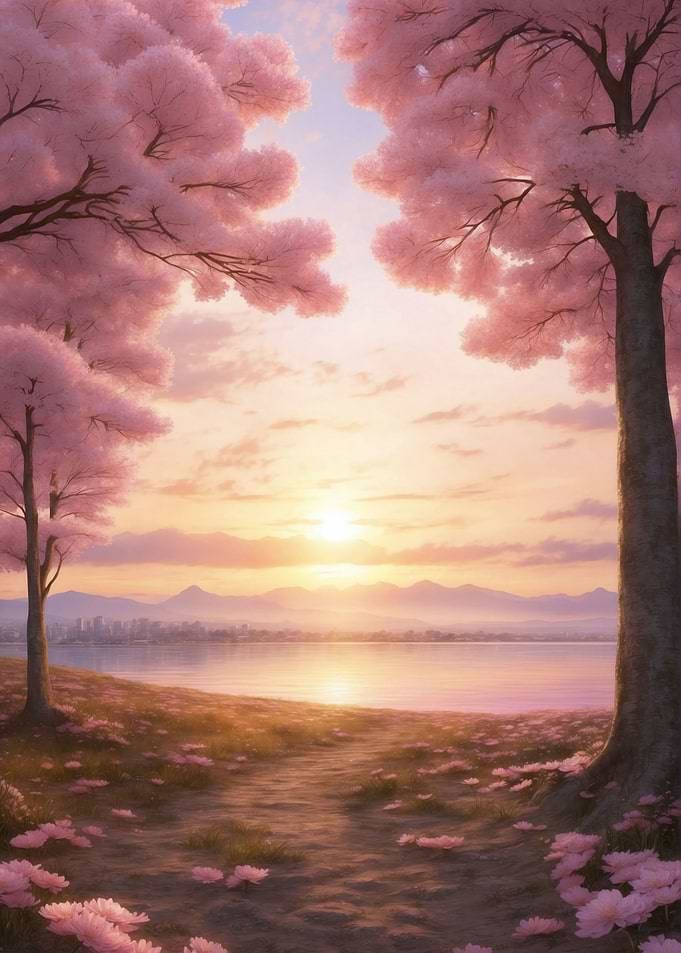 Sakura sunset