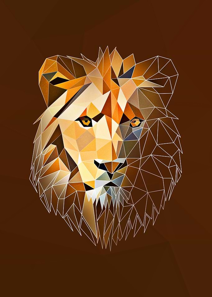 Low Poly Lion
