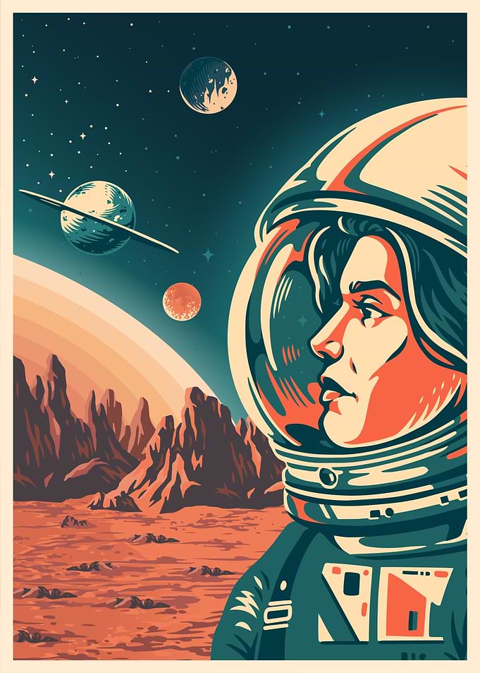 Astronaut Solar System