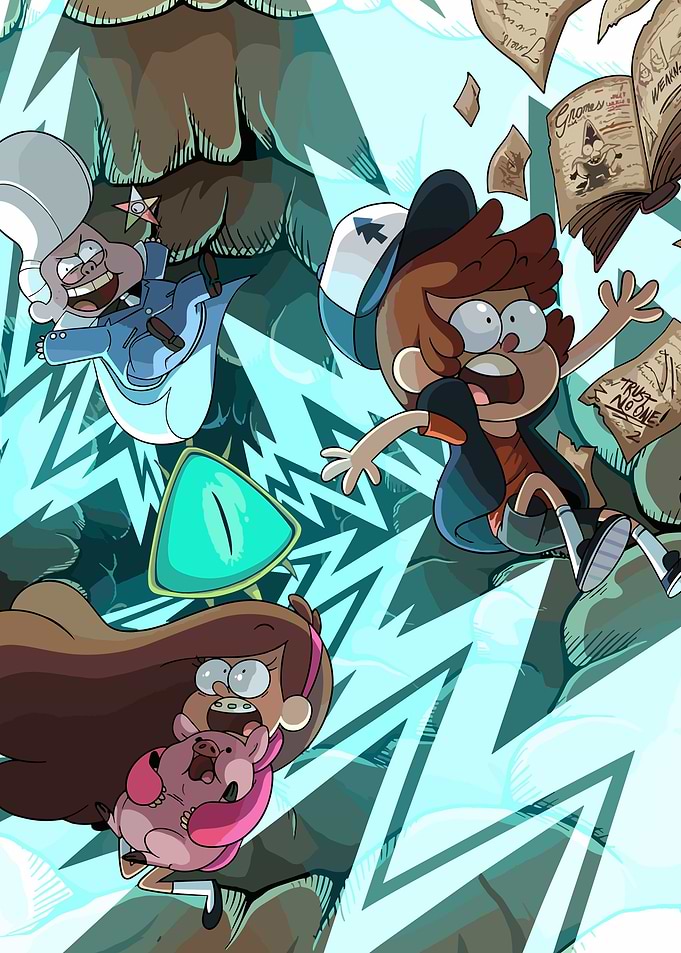 Dipper pines Gravity falls