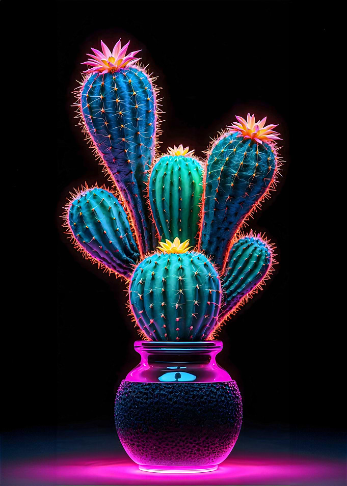 Neon cactus