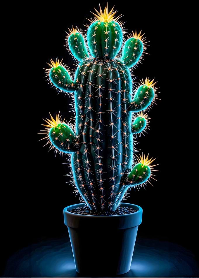 Neon cactus