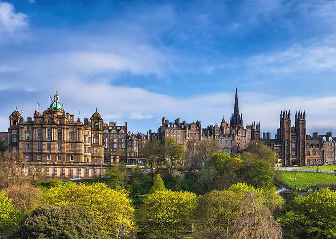 Edinburgh City Skyline