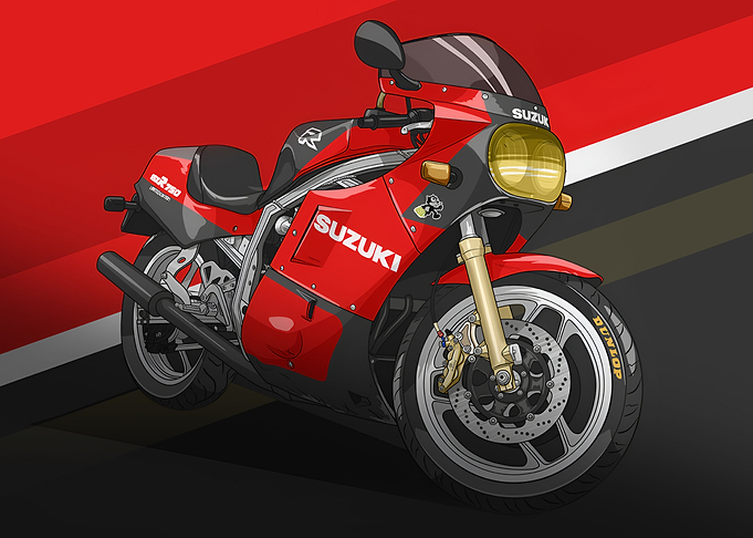 SUZUKI GSX R 750 1986