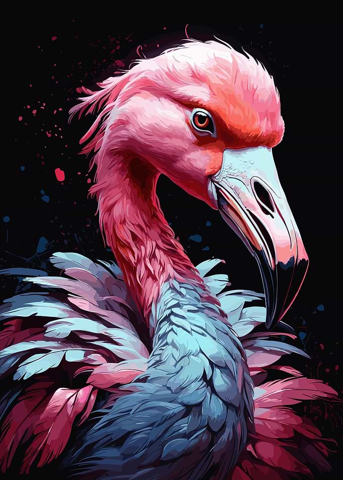Flamingo Animal Colorful