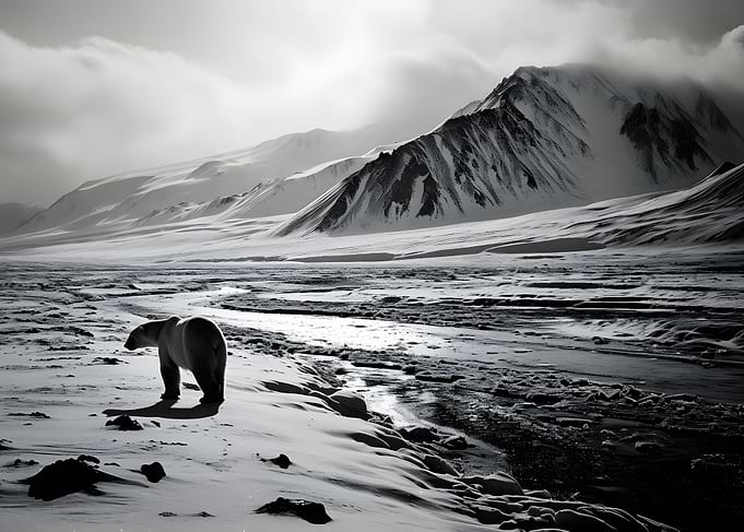 Polar bear in Alaska