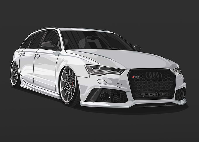 Audi RS6 C7 Bagged